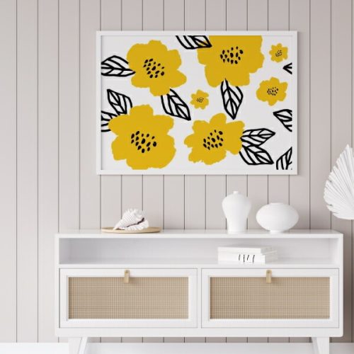 ソユモア(SOYUMOA) 黄色い 花の絵