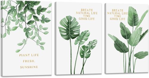 SKASNFAI 緑の葉 装飾画