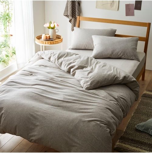 ニッセン(nissen) 綿100%天竺ニット掛け布団カバー Coco Feel