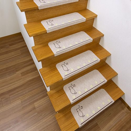 サンコー おくだけ吸着蓄光階段マット KX-46