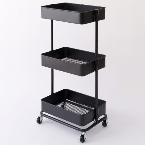 ニトリ(NITORI) 高さ調節ができるスチールワゴン トロリ4 レギュラー