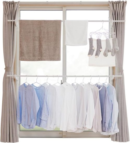 アイリスオーヤマ(IRIS OHYAMA) 窓枠物干し MW-260NR