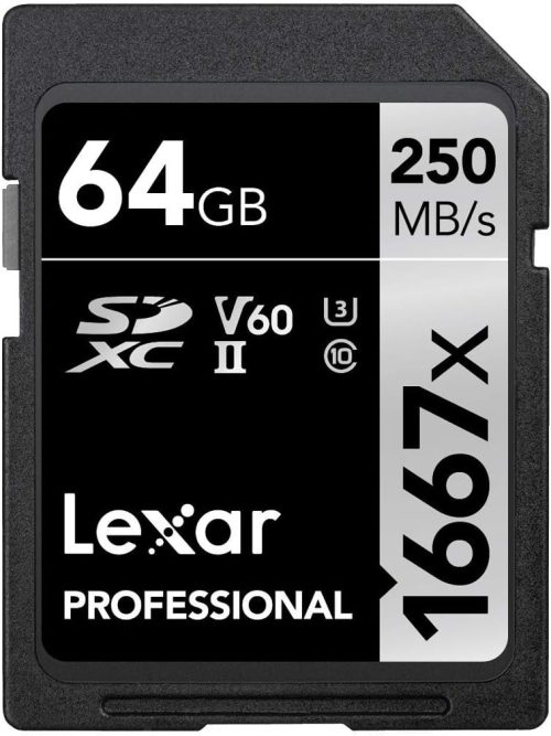 Lexar Professional 1667x SDXC UHS-IIカード LSD64GCBJP1667