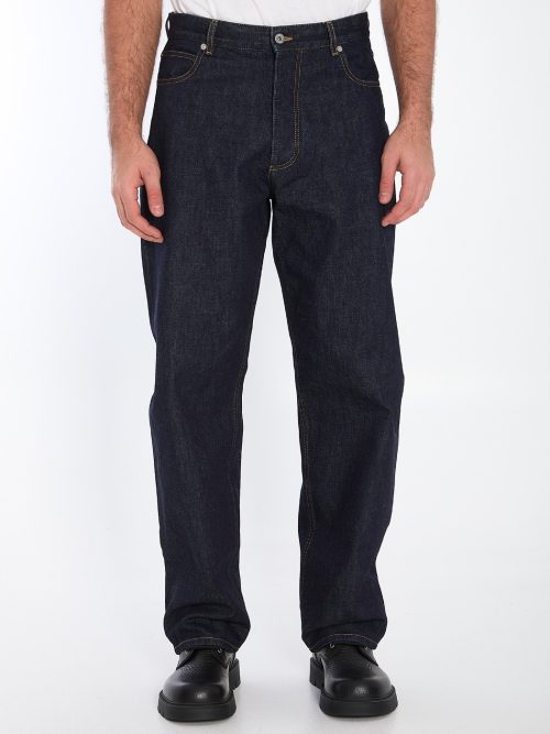 ボッテガ・ヴェネタ(BOTTEGA VENETA) インディゴ ワイドレッグ デニムパンツ