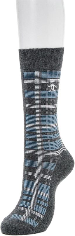 マンシングウェア(Munsingwear) クルー丈チェック柄ソックス MG5SSO05M