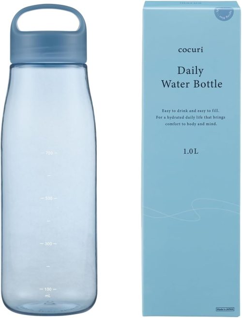 マーナ(marna) Daily ウォーターボトル 1L 目盛り付き