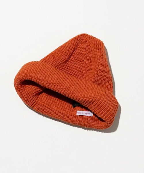 ラカル(RACAL) 別注 コットンリネン ロールニットキャップ