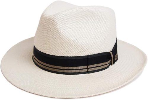 ソルバッティ(SORBATTI) 本パナマ中折れツートンリボンハット
