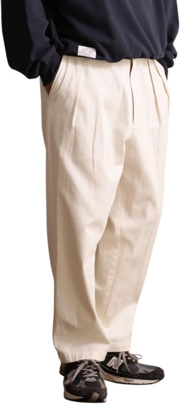 ショット(Schott) TC DOUBLE PLEATED WIDE PANTS