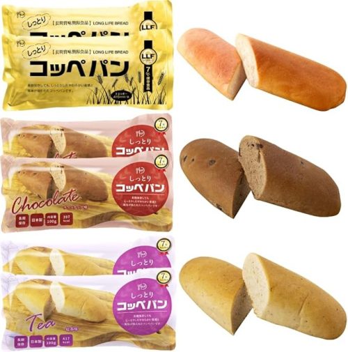 KJライフ 常温で6年超の長期保存 そのまま食べられるおいしい防災備蓄食 コッペパン