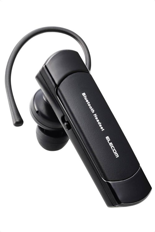 エレコム(ELECOM) 耳掛け型 Bluetooth ワイヤレスヘッドセット LBT-HS21PCBK2