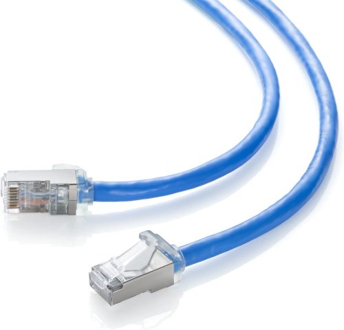 サンワサプライ(SANWA SUPPLY) カテゴリ6A STP LANケーブル 超ショートブーツ KB-T6ASB-0025BL