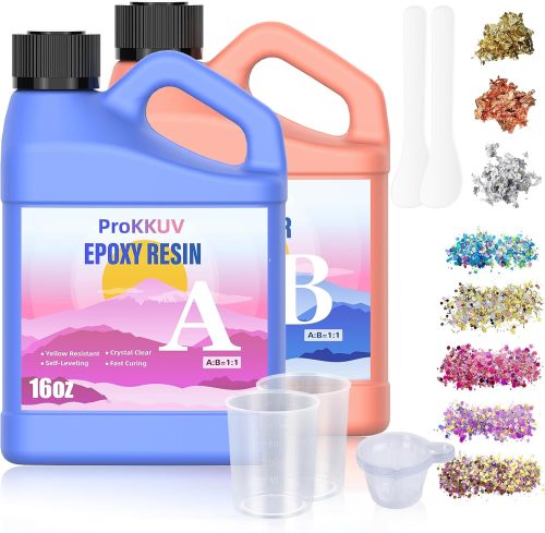 ProKKUV エポキシ樹脂 2液性レジン液 1kg
