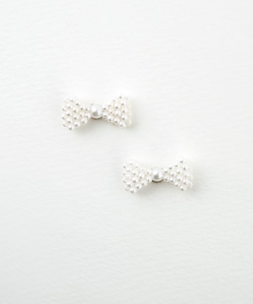 エムユーケー(MUK) パールデザインマグネットイヤリング