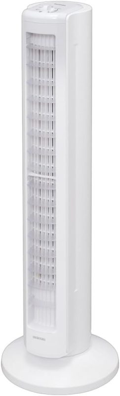 アイリスオーヤマ(IRIS OHYAMA) タワーファン 扇風機 静音 左右首振り 上下ルーバー TWF-D82T