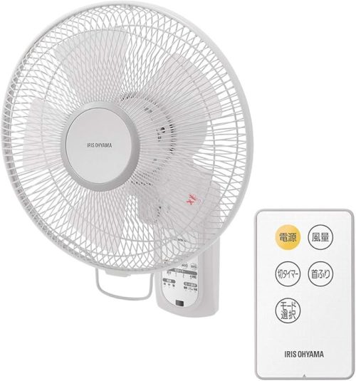 アイリスオーヤマ(IRIS OHYAMA) 扇風機 壁掛け 首振り 風量3段階 WFC-306