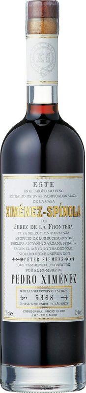 ボデガス・ヒメネス・スピノラ シェリー ペドロ・ヒメネス ソレラ 1918