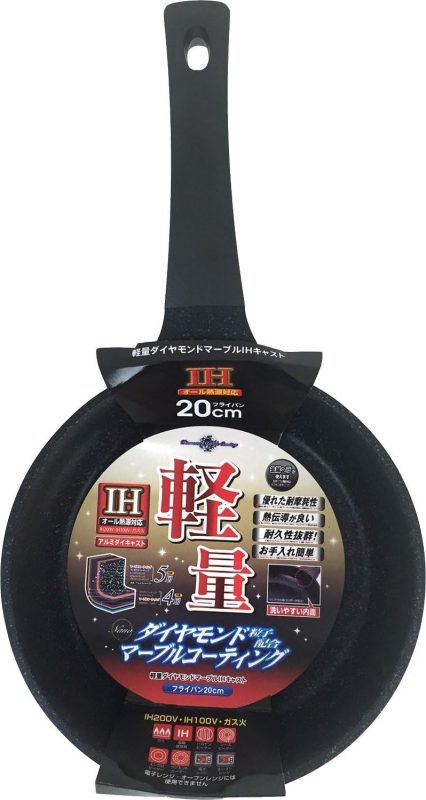 タフコ(Tafuco) ダイヤモンドマーブルキャスト フライパン F-7120