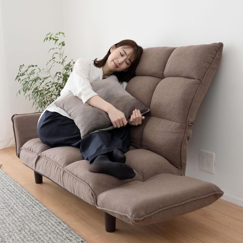 山善(YAMAZEN) ソファ 2人掛け コンパクト ハイバック AKS-110H