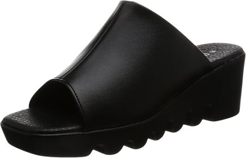 ルチアーノ バレンチノ(Luciano Valentino) 日本製 6cmウエッジヒール 美脚オフィスサンダル