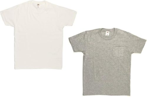 フルーツオブザルーム(FRUIT OF THE LOOM) フェイバリットポケットT 2枚組