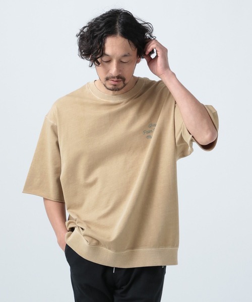 ベイフロー(BAYFLOW) インディゴスウェット半袖Tシャツ