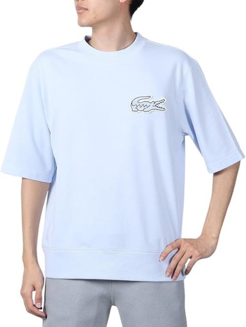 ラコステ(LACOSTE) オーバーサイズクロックエンブレムスウェットTシャツ