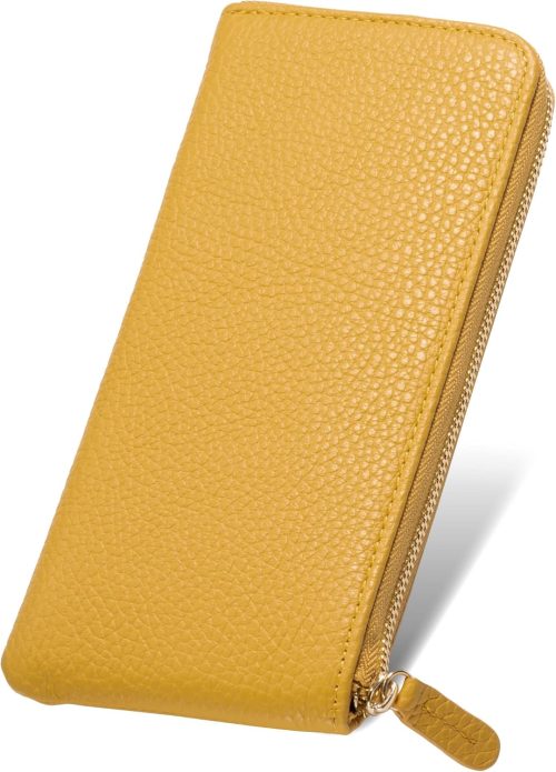 ムラ(MURA) イタリアンレザー 薄型 L字ファスナー スリム 長財布