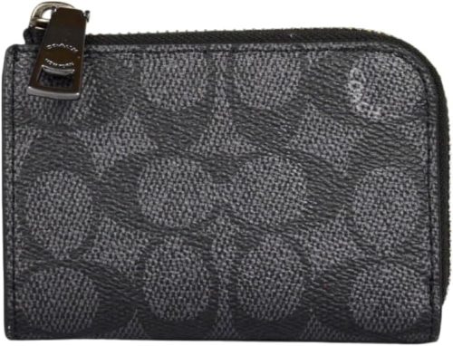 新品☆COACH キーケース　メンズ ブラック エンボス キーケース COACH 5連キーケース エンボス加工 レザー シグネチャー 黒