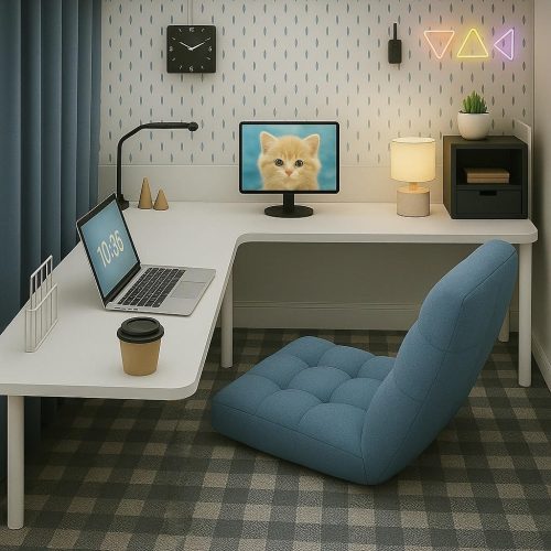 N＆S L字型ローデスク