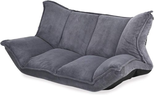 ロウヤ(LOWYA) 2人掛け 肉厚フロアソファ リクライニング F203_G1139