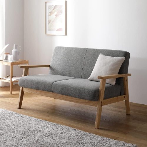 ラシク(RASIK) 2人掛け 木枠ソファ トゥリッグ 2519518