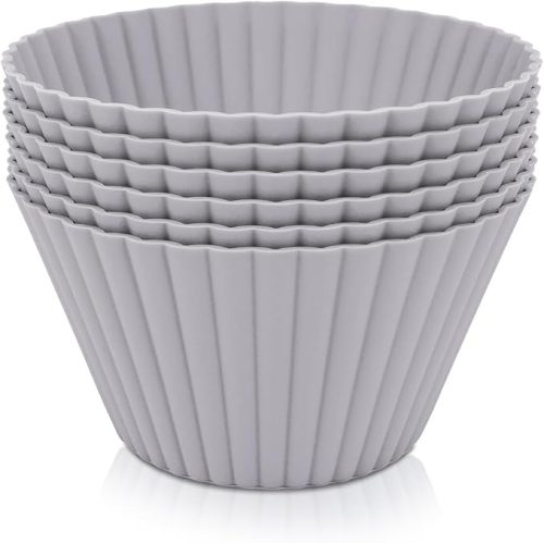 SUPER KITCHEN 大きなシリコンマフィン型 6個取りノンスティックカップ