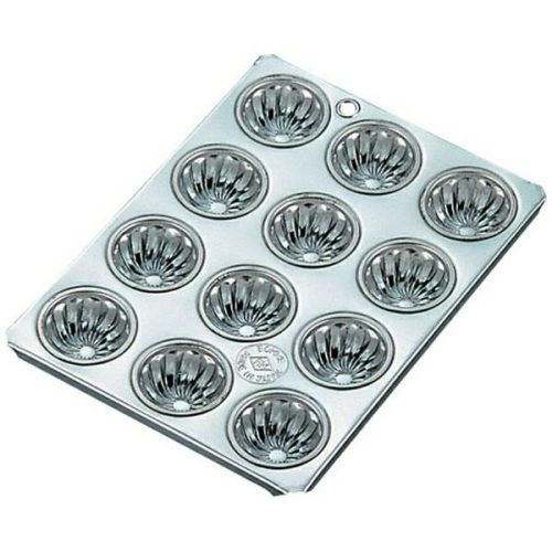 久保寺軽金属工業所 FK ブリキ マフィン型 小菊型 12ヶ付