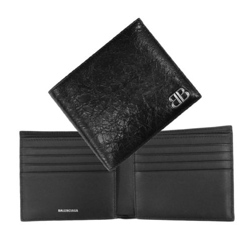 バレンシアガ(BALENCIAGA) Monaco スクエア フォールドウォレット