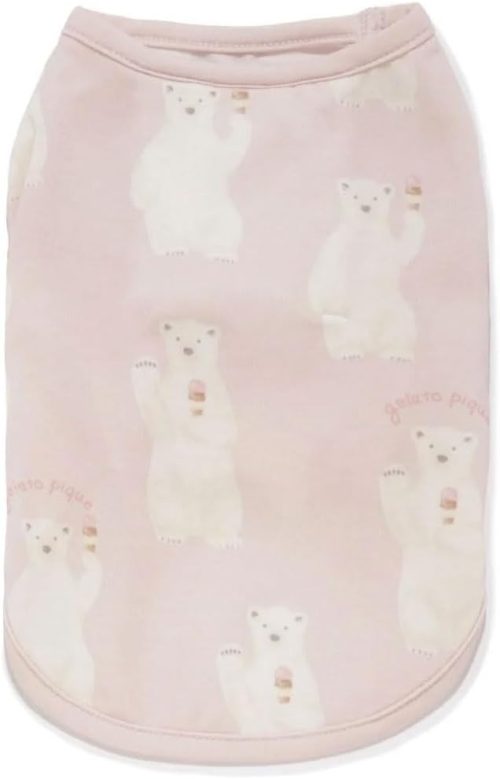 ジェラートピケ(gelato pique) CAT&DOG 接触冷感 シロクマ柄COOLINGウェア