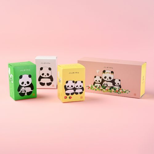 カタヌキヤ 定番パンダバウム3個セット