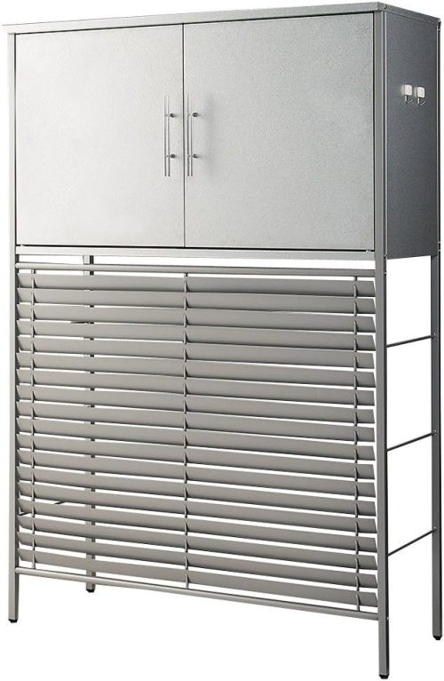 ディノス(dinos) 逆ルーバー室外機カバー 収納庫付き 547105