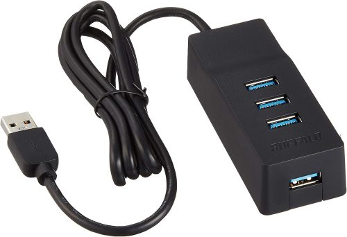 バッファロー(BUFFALO) セルフパワーUSBハブ BSH4A110U3BK