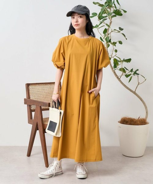 フリークスストア(FREAK'S STORE) THOUSAND MILE × FREAK'S STORE パフスリーブワンピース