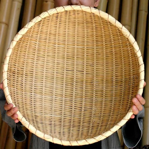 竹虎 深竹ざる 銅巻