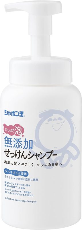 シャボン玉石けん 無添加せっけんシャンプー 泡タイプボトル