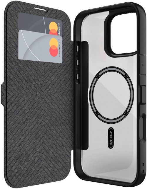 RAPTIC iPhone 16 Case Urban Folio MagSafe