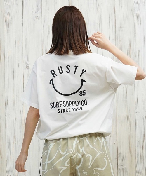 ラスティ(RUSTY) ラッシュガード UVケア 水陸両用 半袖ラッシュ