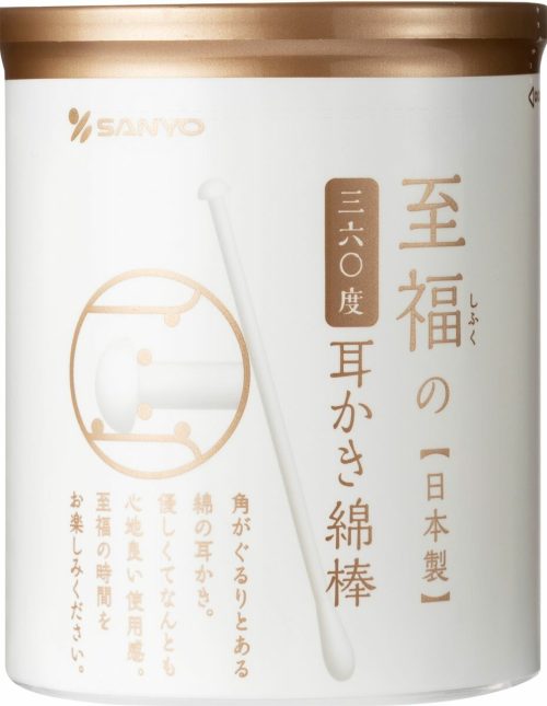 山洋(SANYO) 360°耳かき綿棒 至福 100本