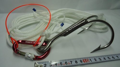 服部商会 落とし込みダブルギャフ シーバス青物取り込みシステム