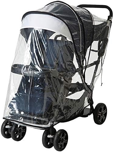 カトージ(KATOJI) 二人乗りベビーカー用レインカバー
