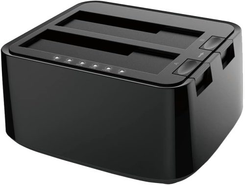 玄人志向(クロウトシコウ) USB3.2接続 3.5/2.5型 SATA SSD/HDDx2 スタンド KURO-DACHI/CLONE/CRU3