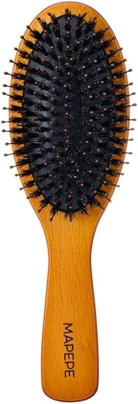 マペペ つやつや天然毛のミックスブラシ