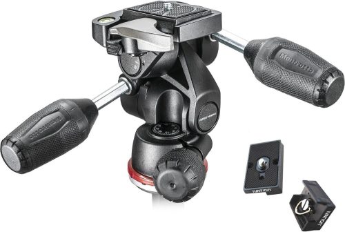 マンフロット(Manfrotto) 804ベーシック3ウェイ雲台 クイックリリースプレート付き MH804-3W